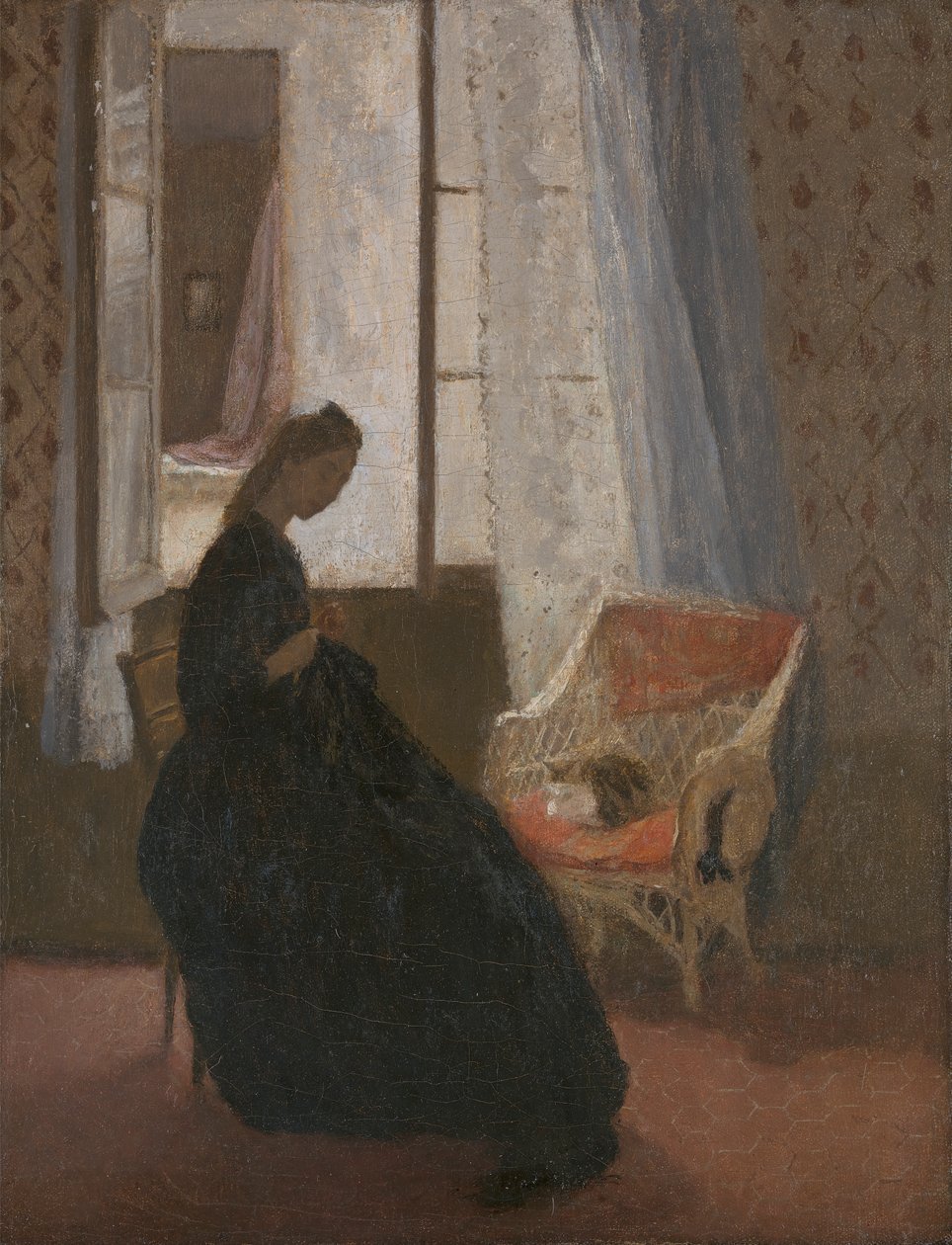 The Room Overlooking the Courtyard by Gwen John