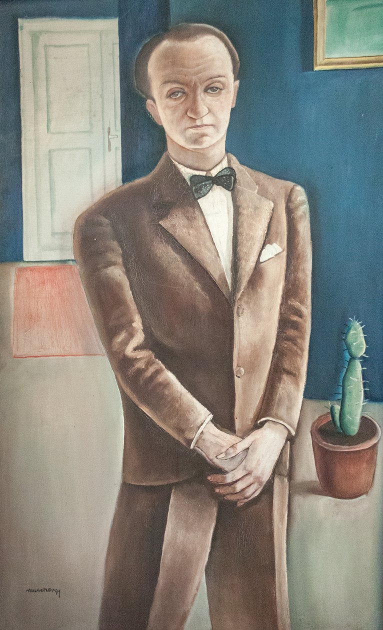 Man in Suit with Cactus by Gyorgy Rauscher