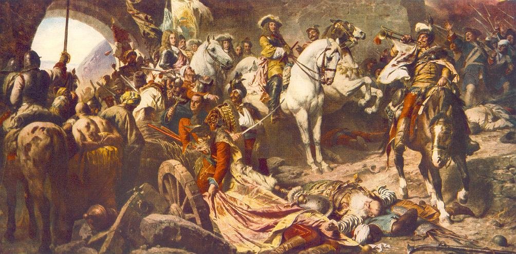 The Recapture of Buda Castle in 1686 by Gyula Benczúr