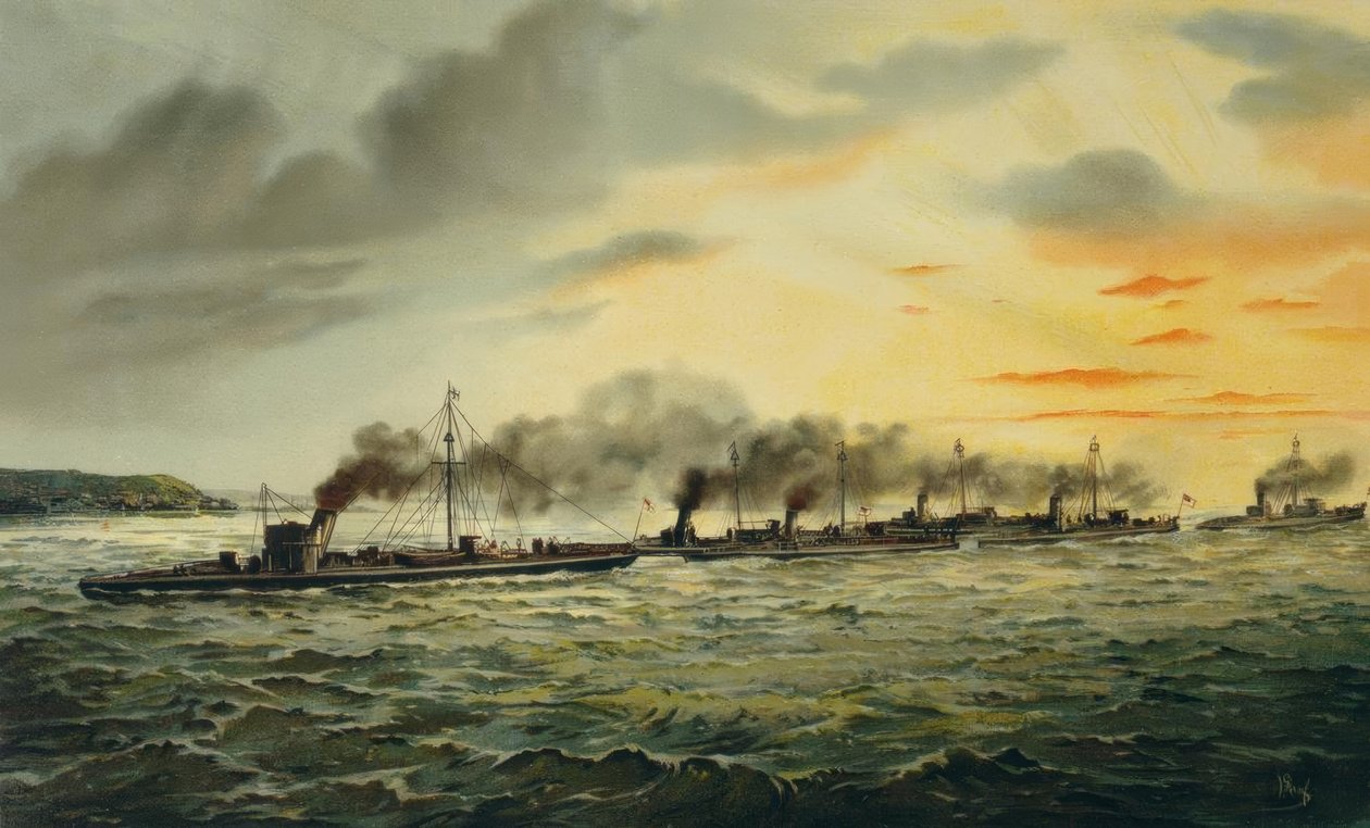 S.M. Torpedo Boat Division / H. Graf by H. Graf
