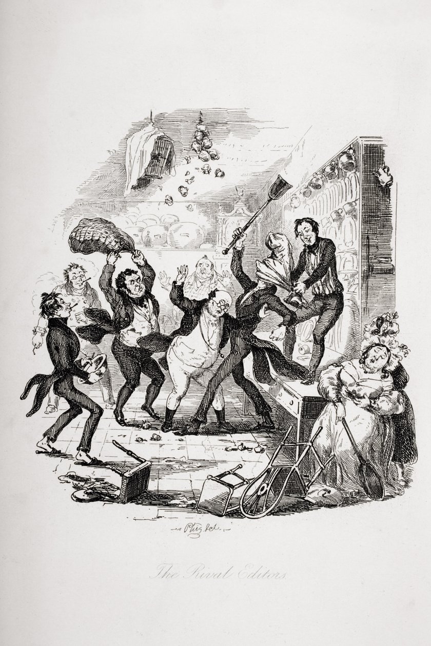 The rival editors (illustration from 