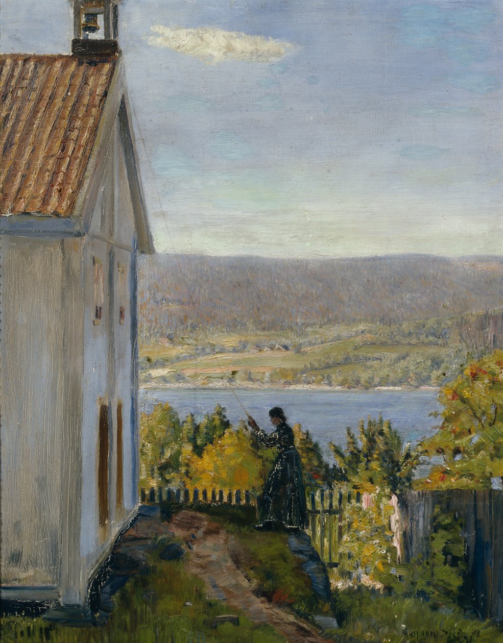 The Storehouse at Skoug by Halfdan Frithjof Strom