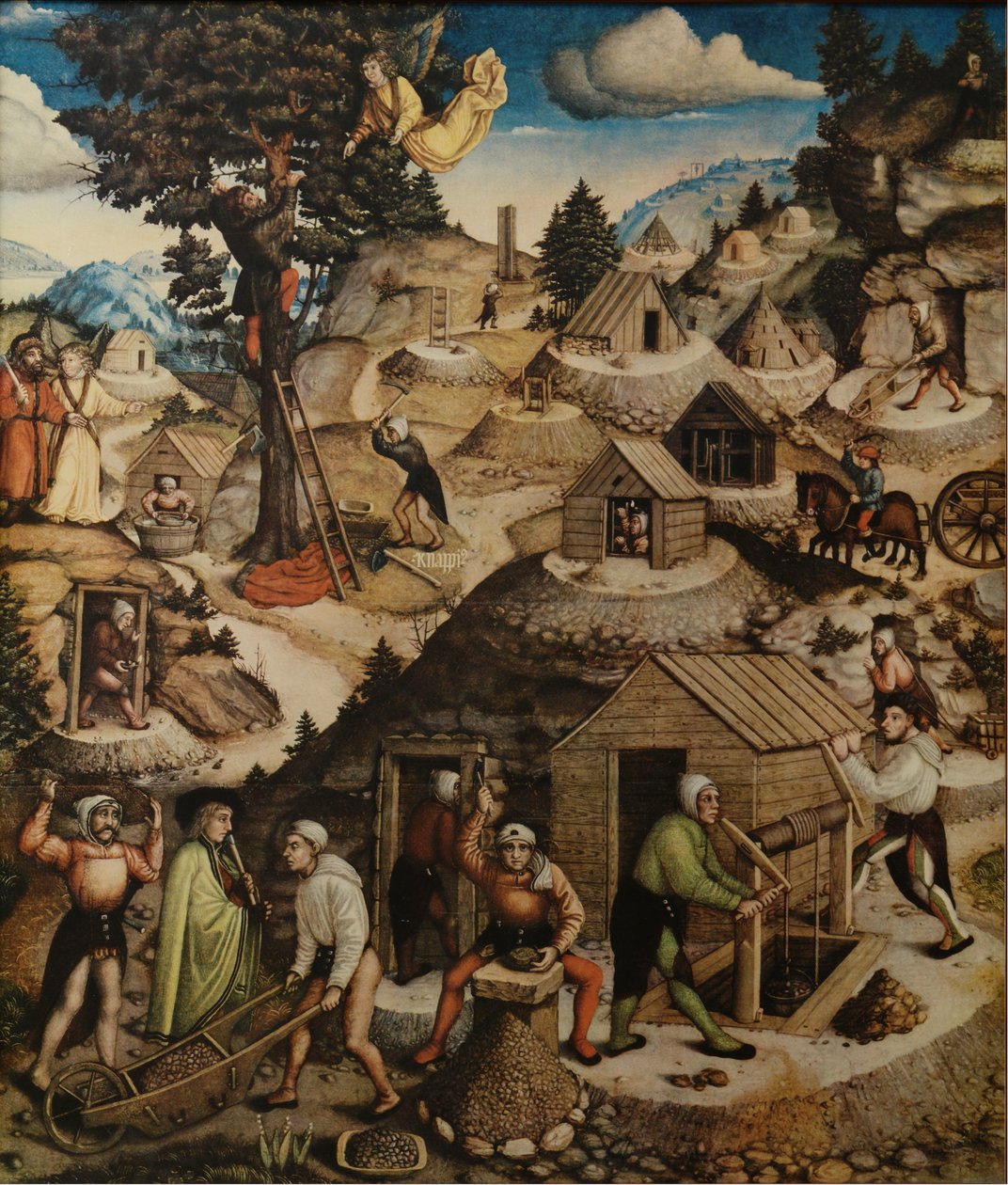 Middle Section of the Annaberg Altarpiece by Hans Hesse