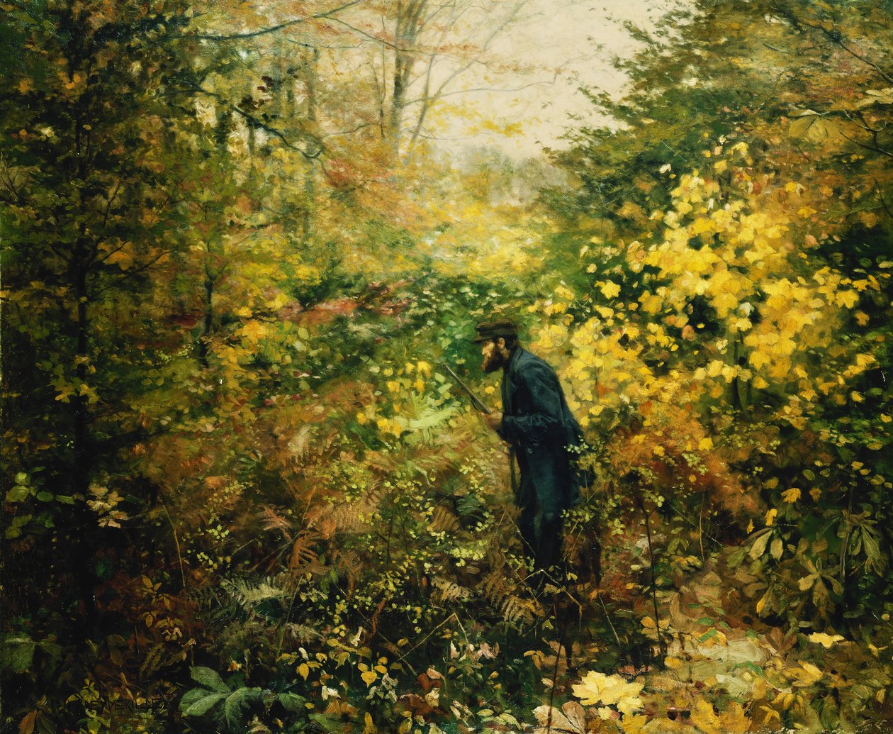 The Huntsman by Hans Andersen Brendekilde