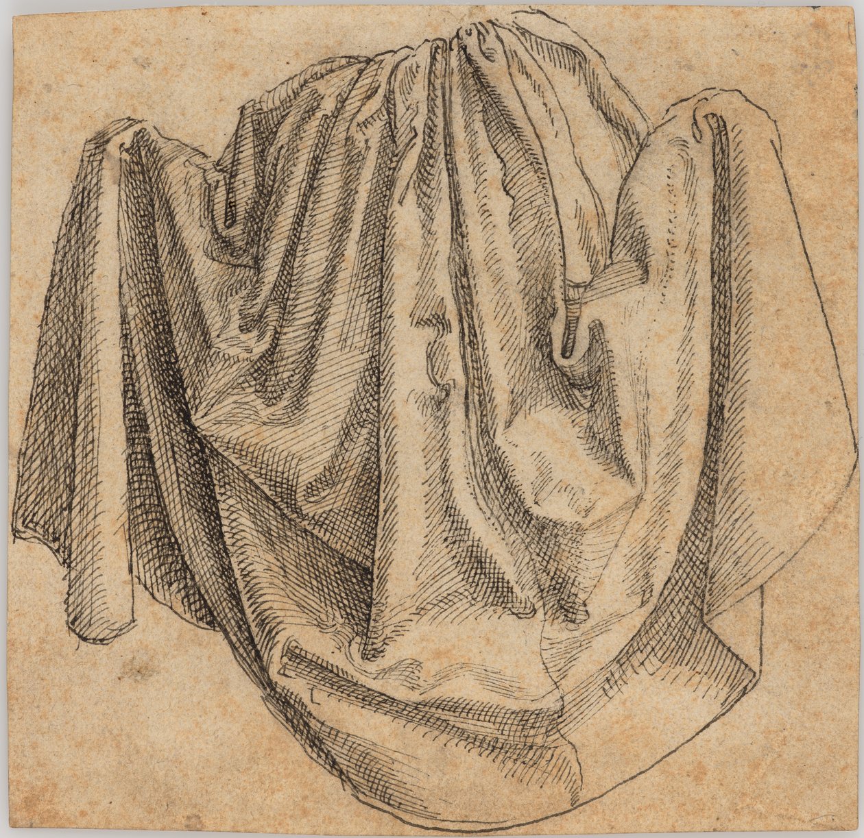 Study of a Hanging Drapery by Hans Brosamer