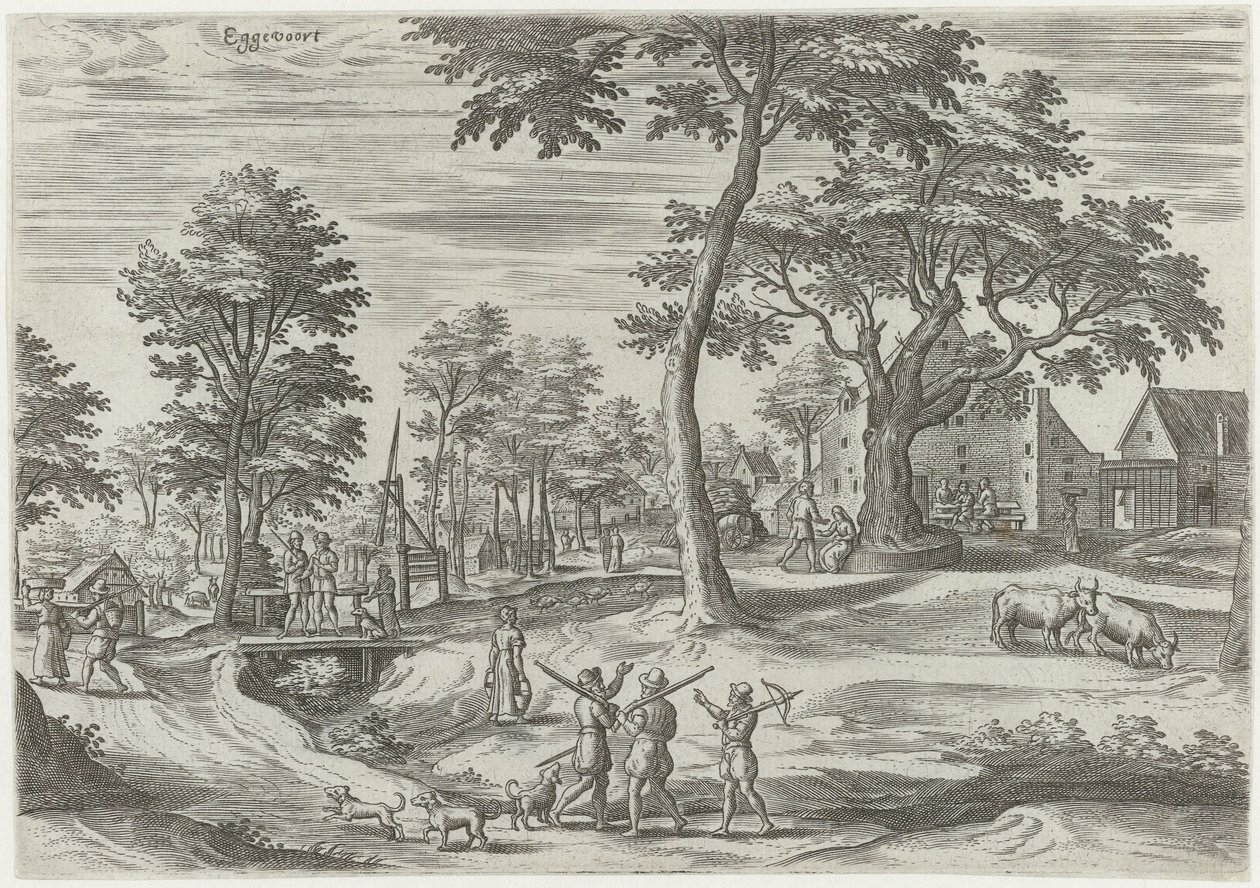 View of Eggevoort by Hans Collaert (I)