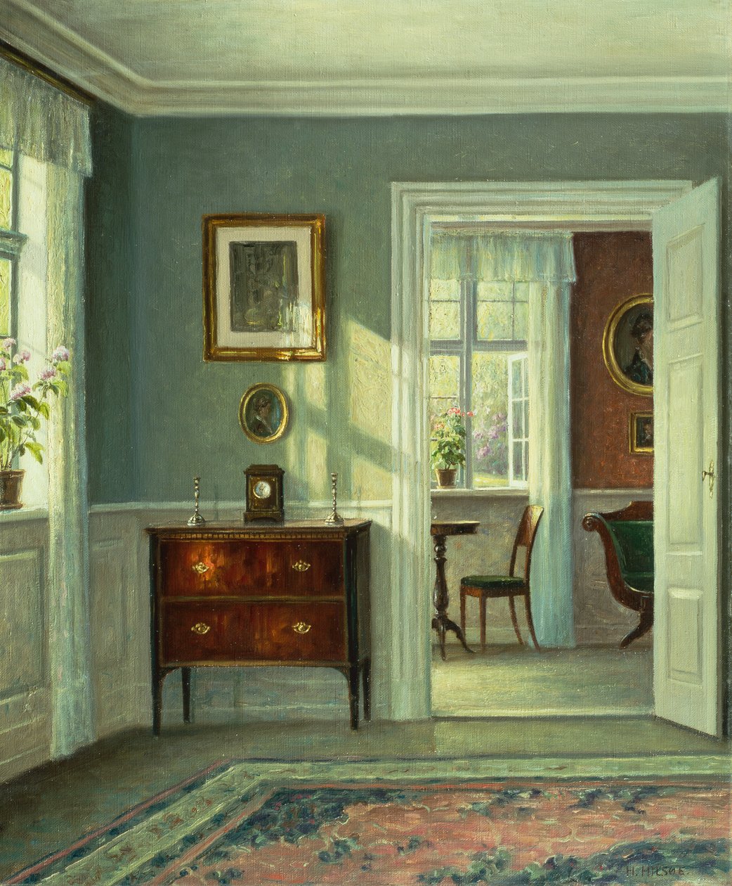 An Interior by Hans Hilsoe