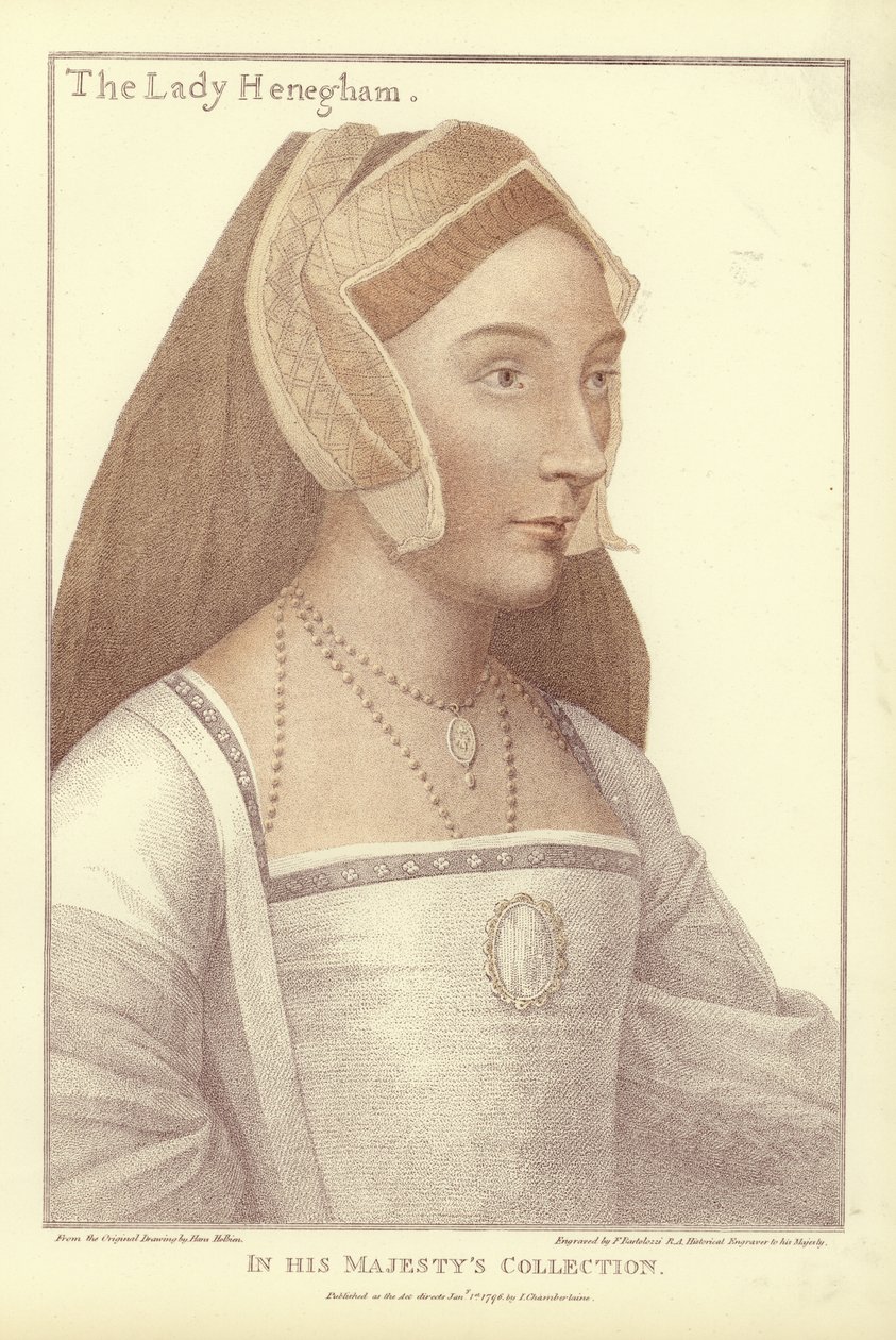 Mary, The Lady Henegham by Hans Holbein der Jüngere