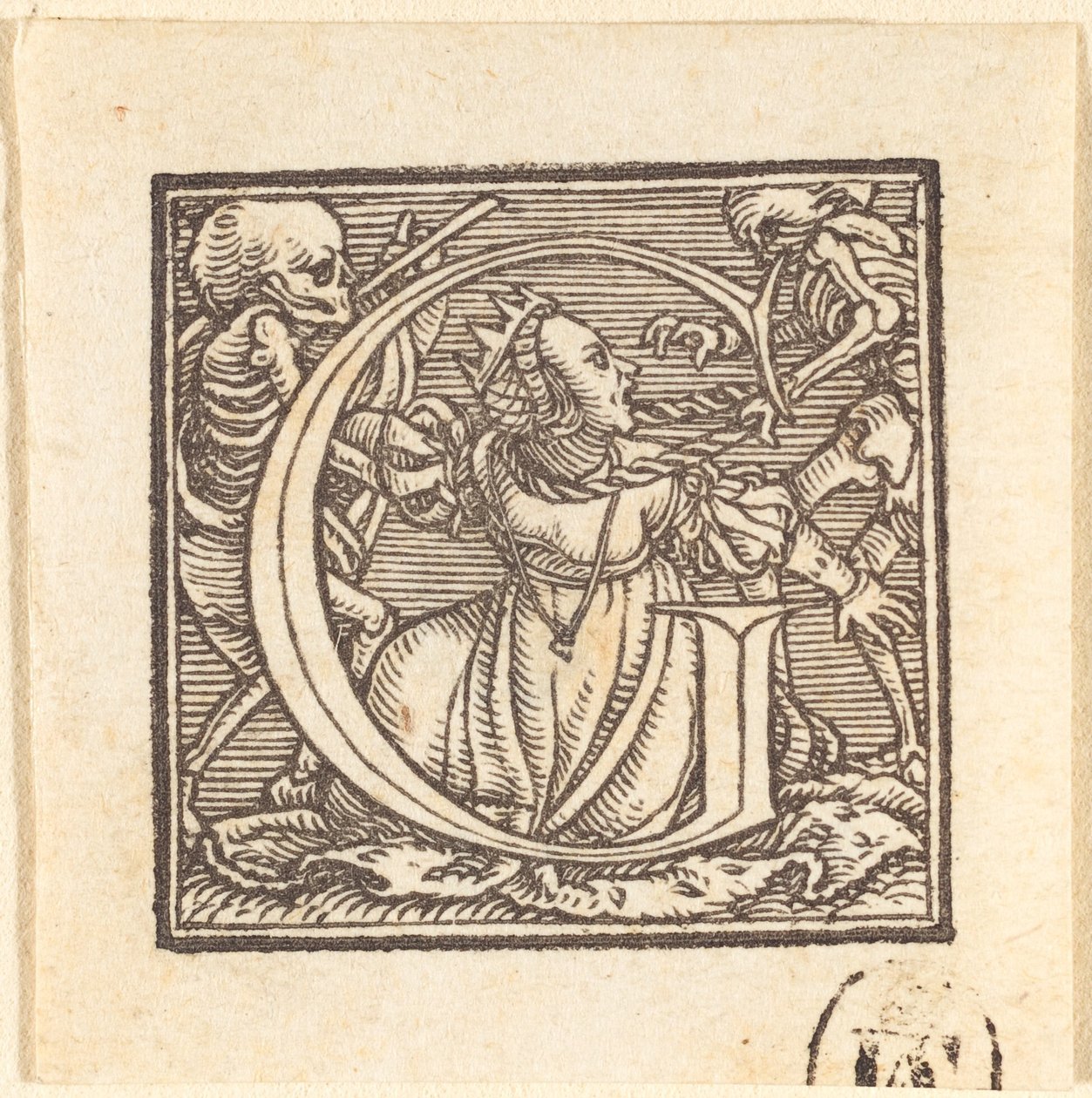 Letter G by Hans Holbein der Jüngere