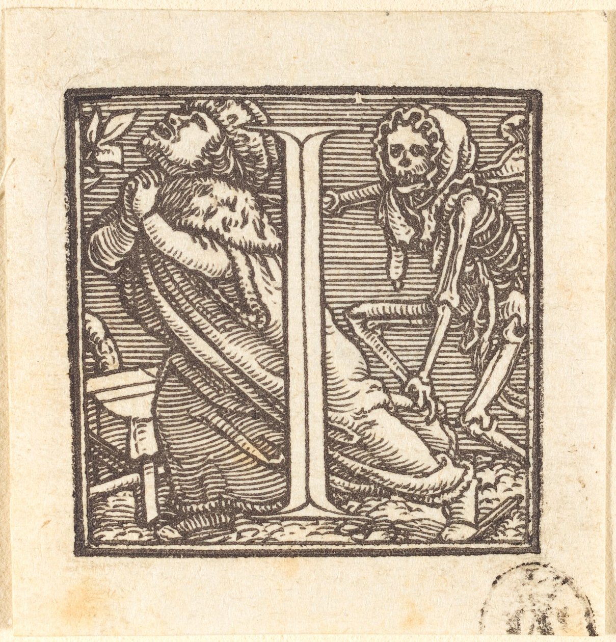 Letter I by Hans Holbein der Jüngere