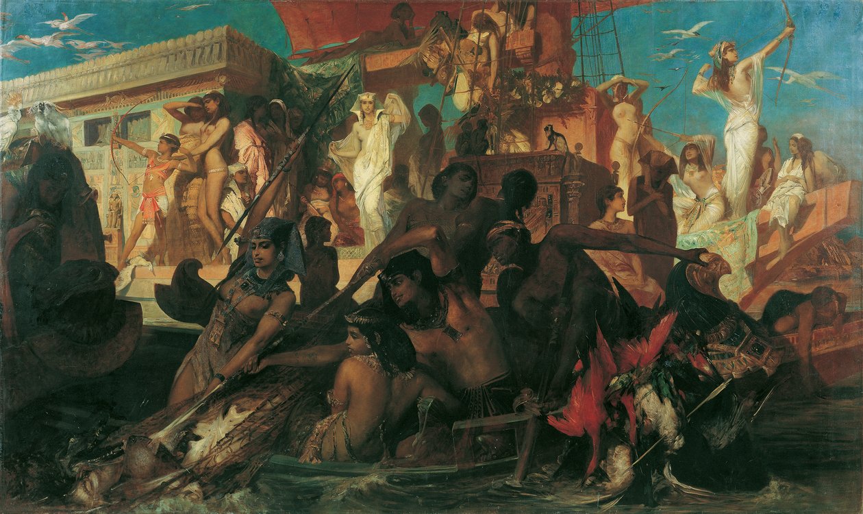 The Nile Hunt by Hans Makart