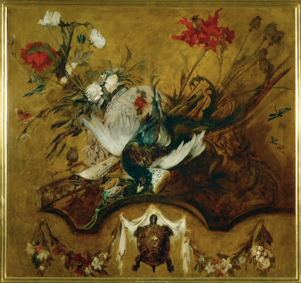 Large Hunting Still-Life by Hans Makart