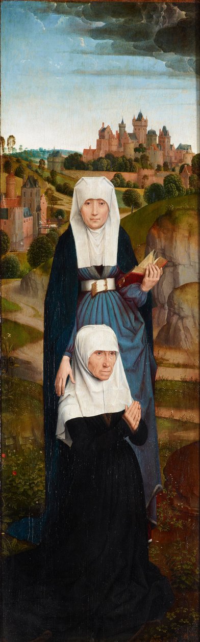 Praying Donor with Saints by Hans Memling