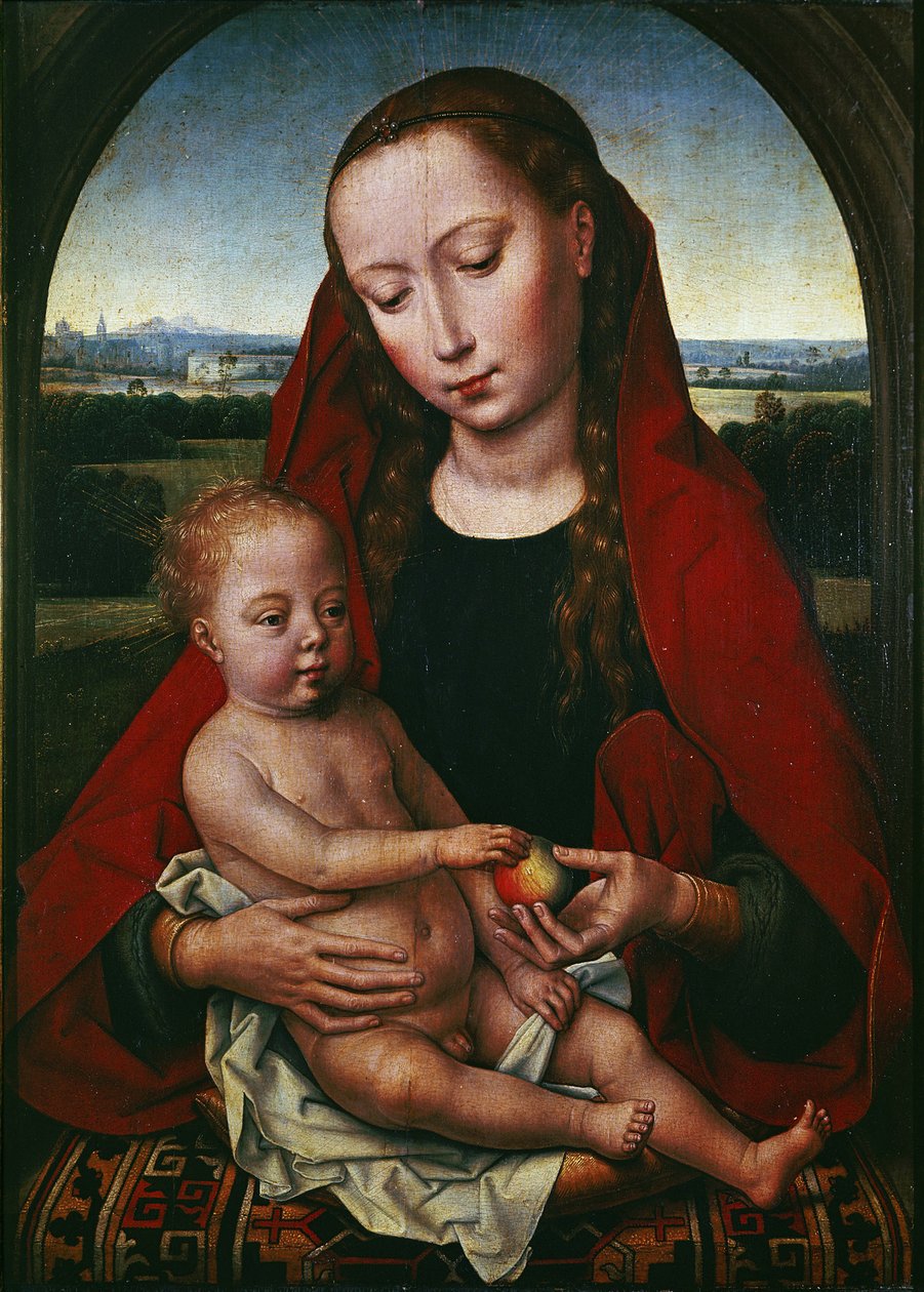 The Virgin and Child, 1480-1490 by Hans Memling