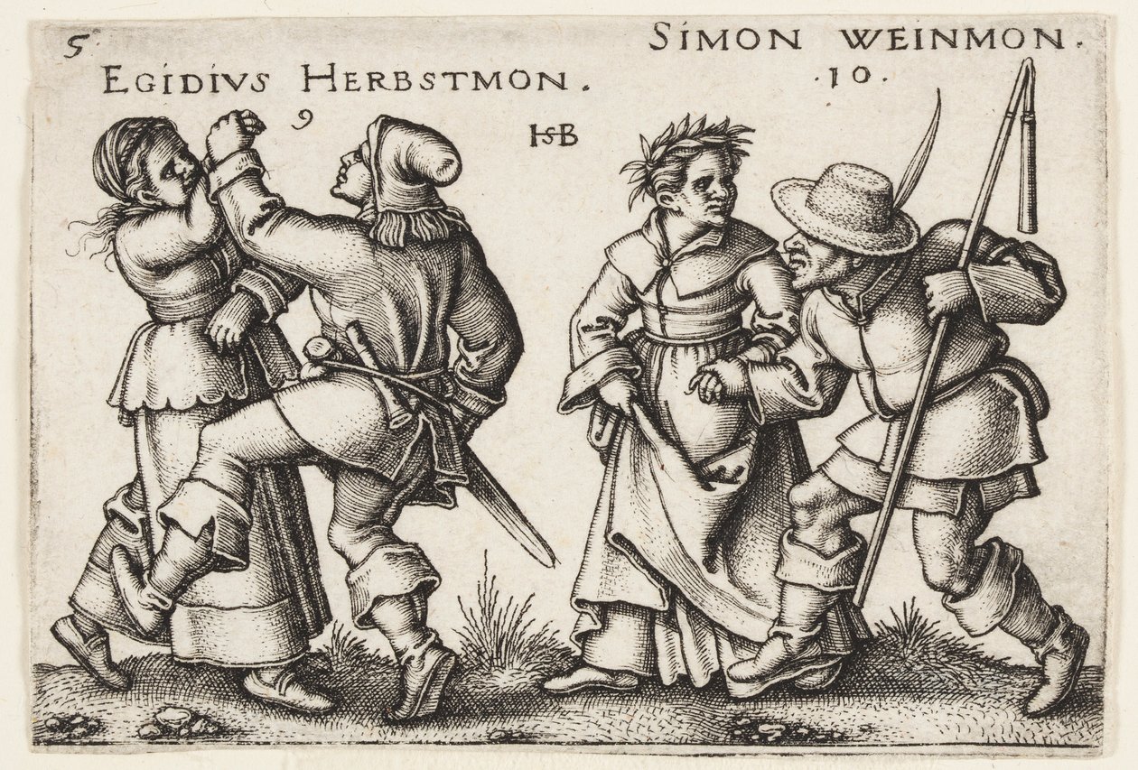 September and October by Hans Sebald Beham