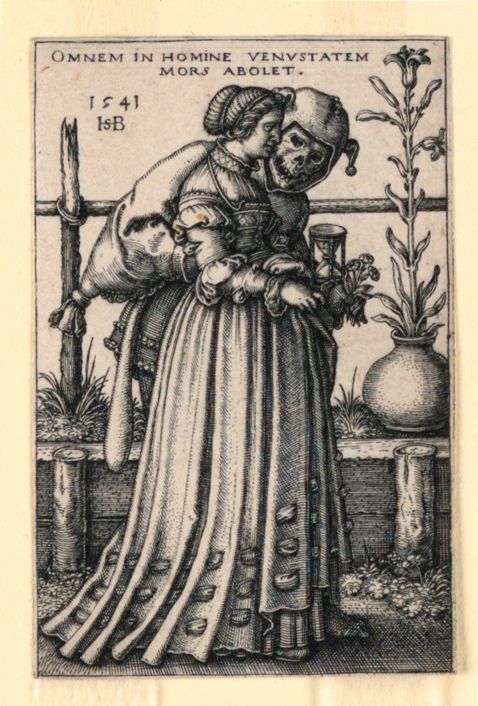 The Lady and Death by Hans Sebald Beham
