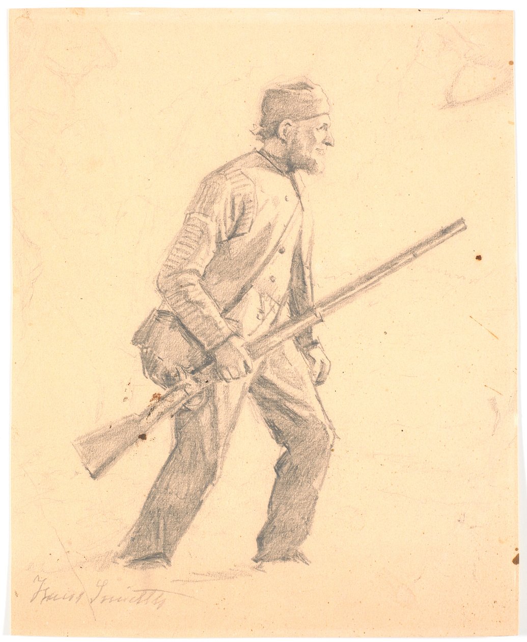 Poacher, Study by Hans Smidth