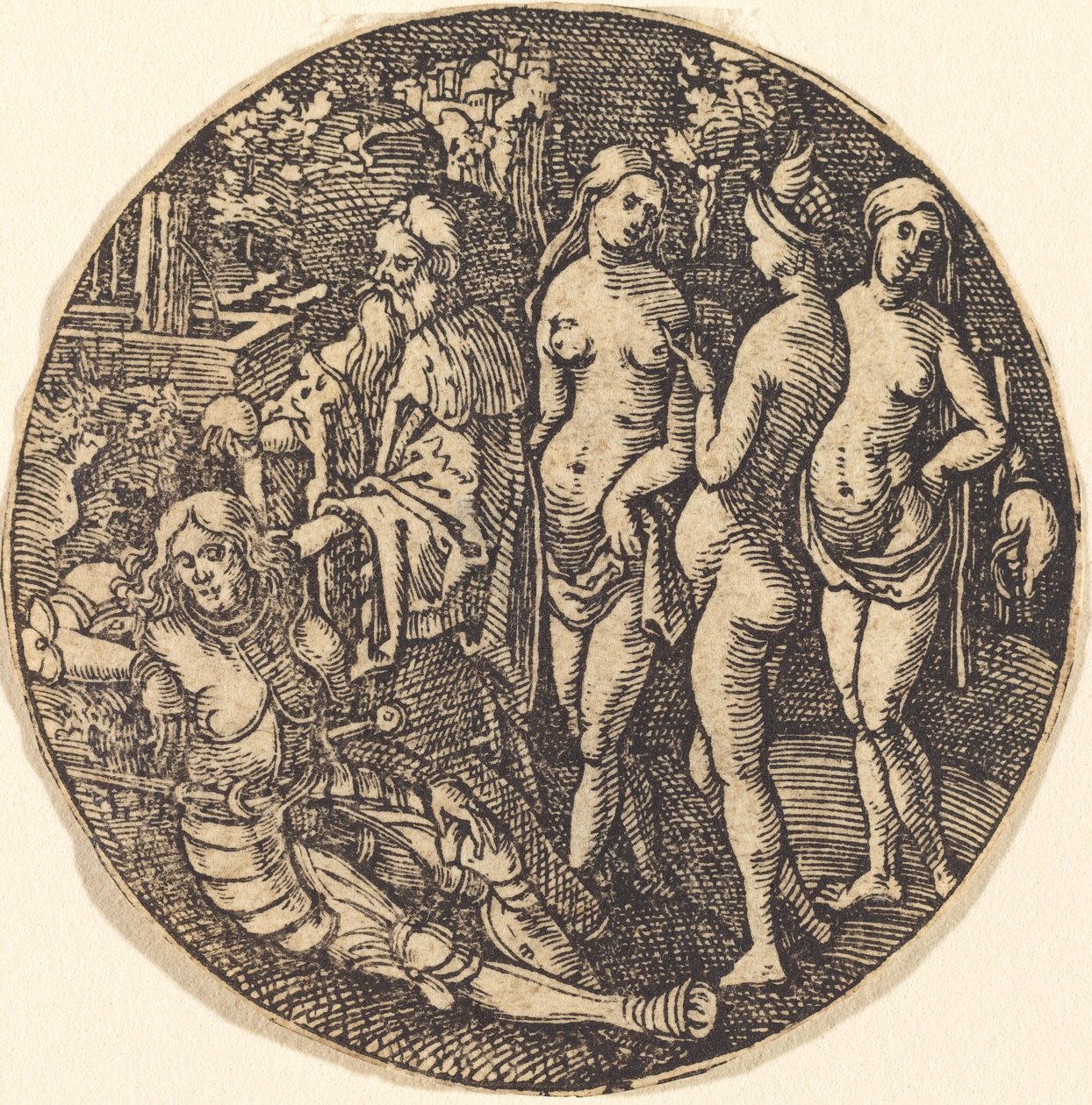 Judgment of Paris by Hans Springinklee