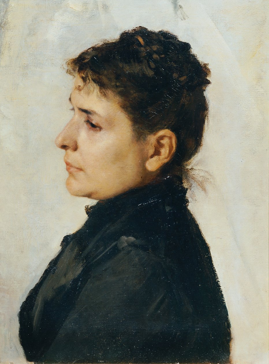 Woman in Profile by Hans Tichy