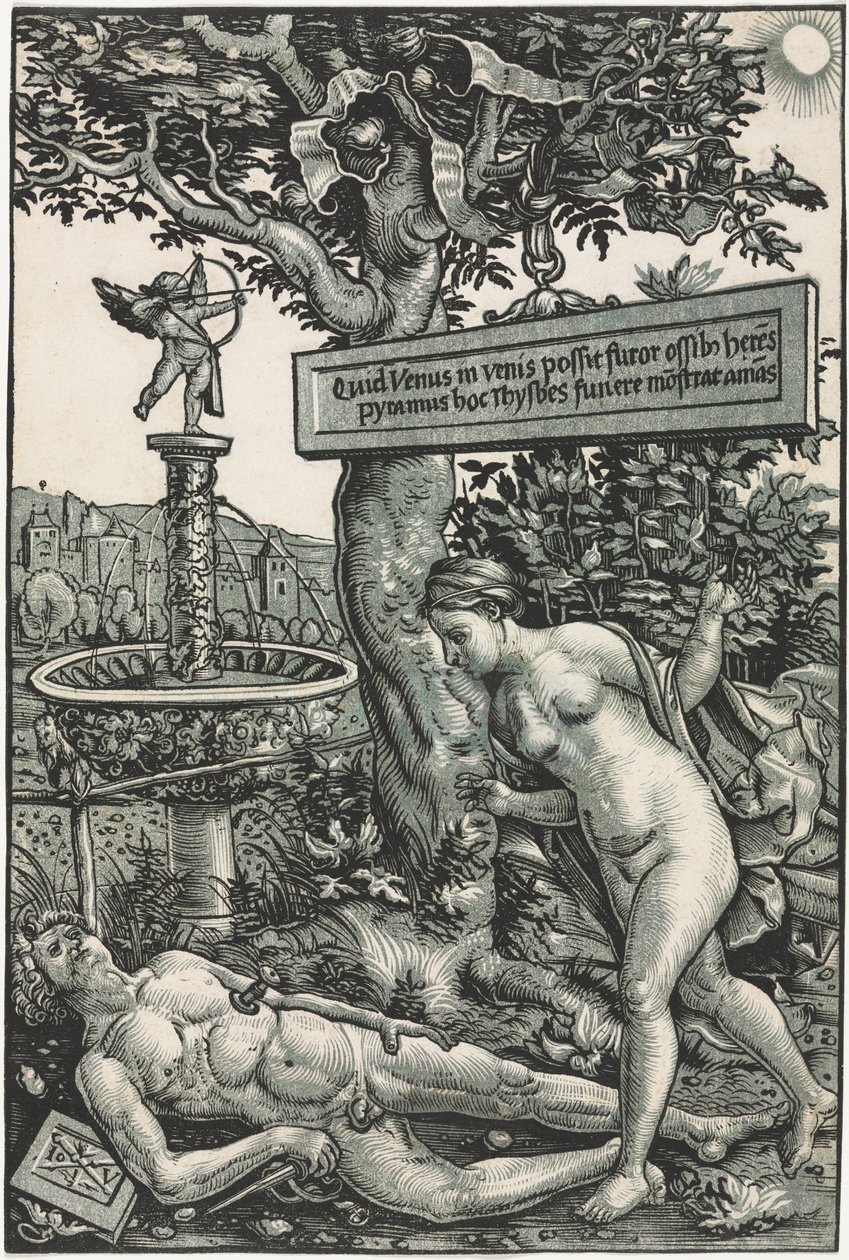 Pyramus and Thisbe by Hans Wechtlin