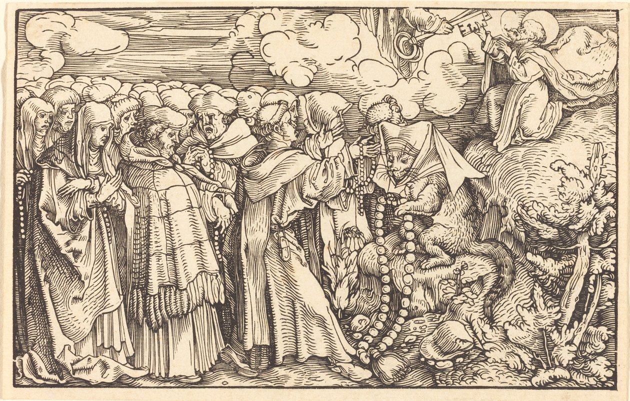 Allegory - Religious Frivolity by Hans Weiditz, II