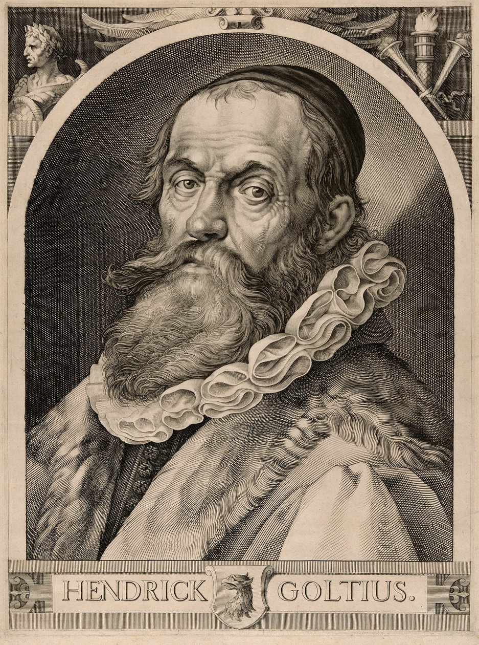 Portrait of Hendrick Goltzius by Harmen Jansz. Muller