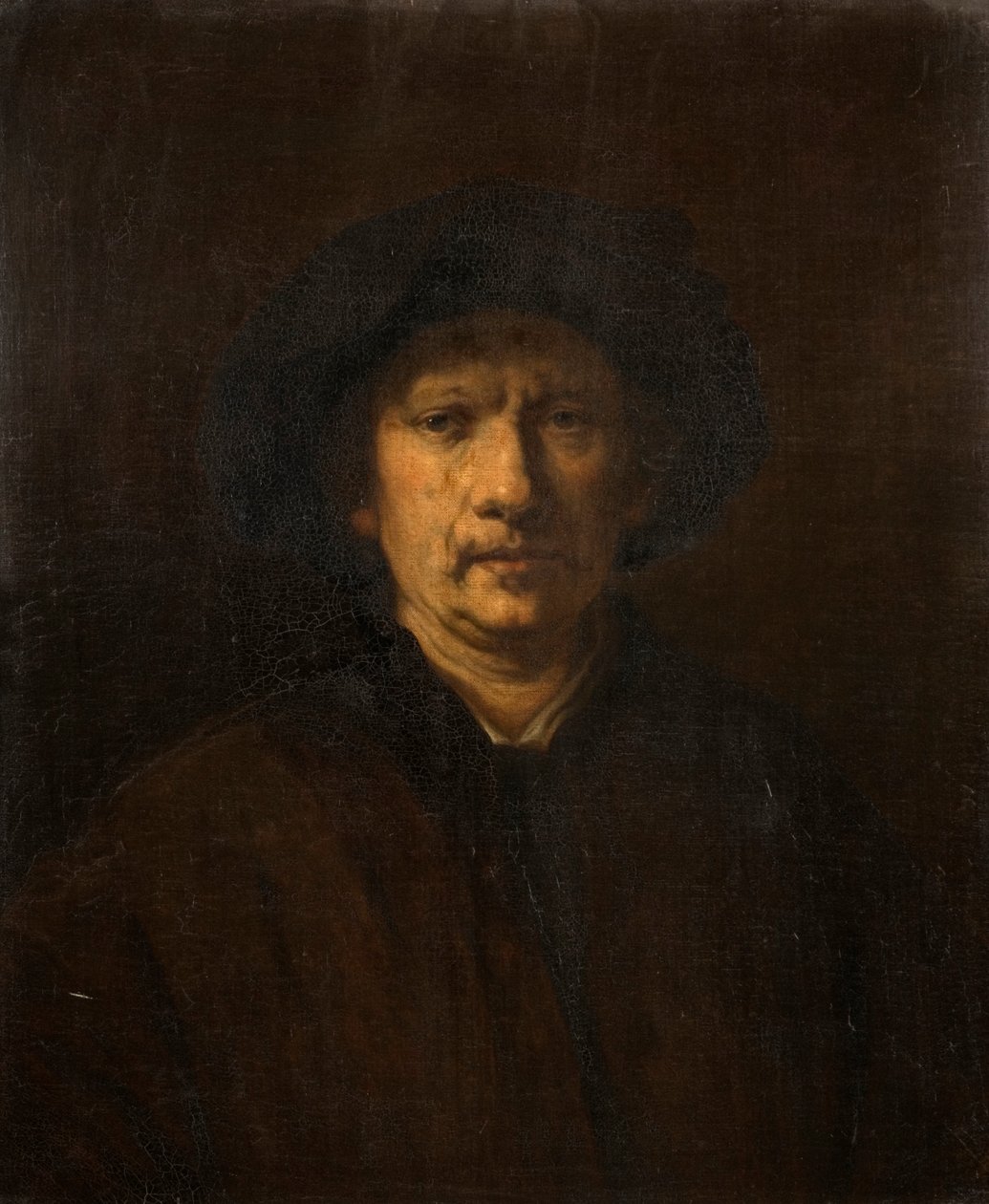 Copy of a Self Portrait by Rembrandt van Rijn