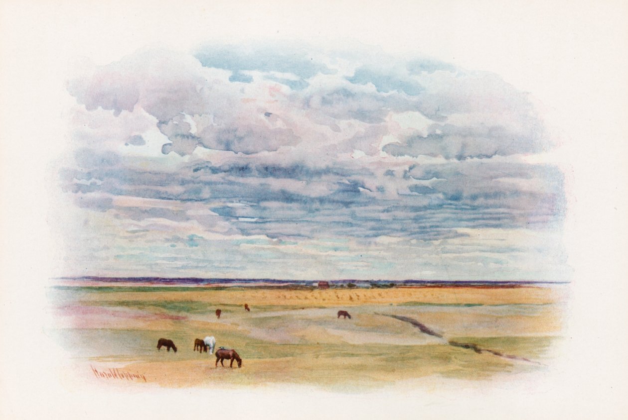 The Prairie at Elstow, Saskatchewan by Harold Copping