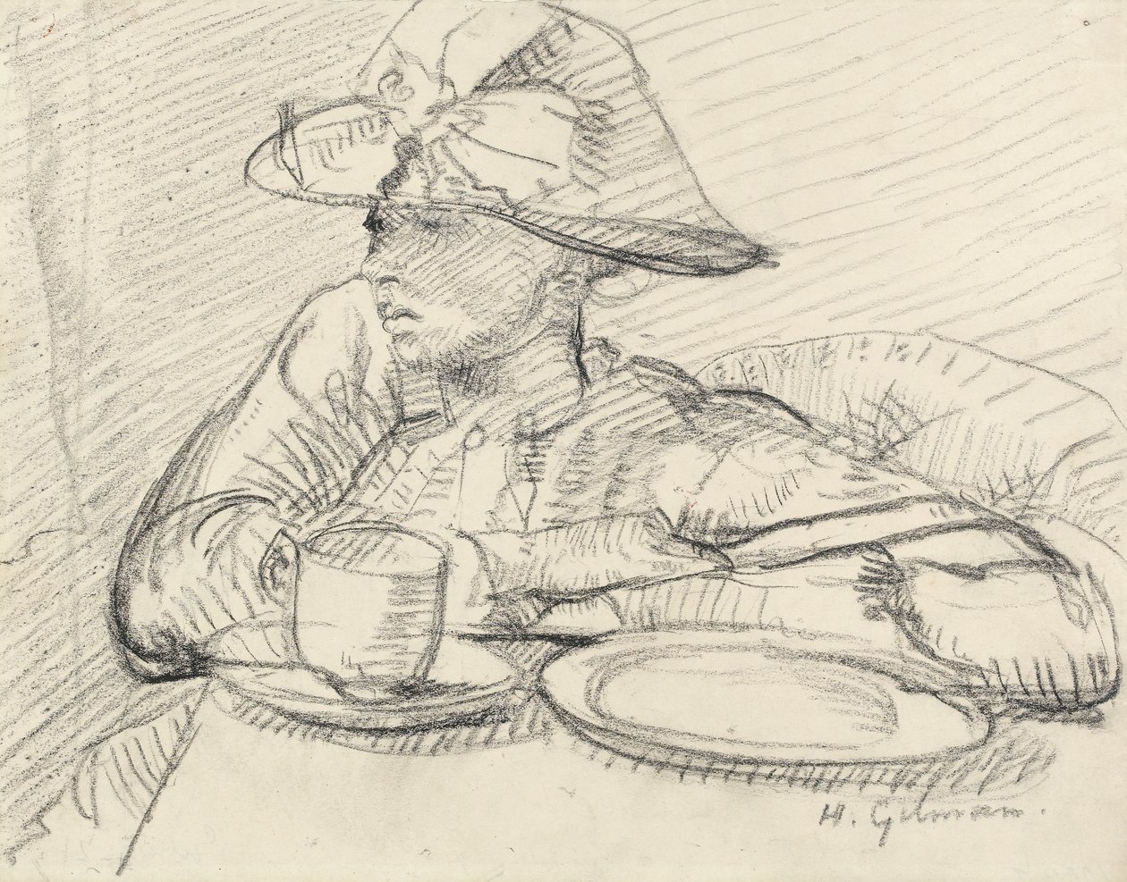 Portrait of Mary L. by Harold Gilman