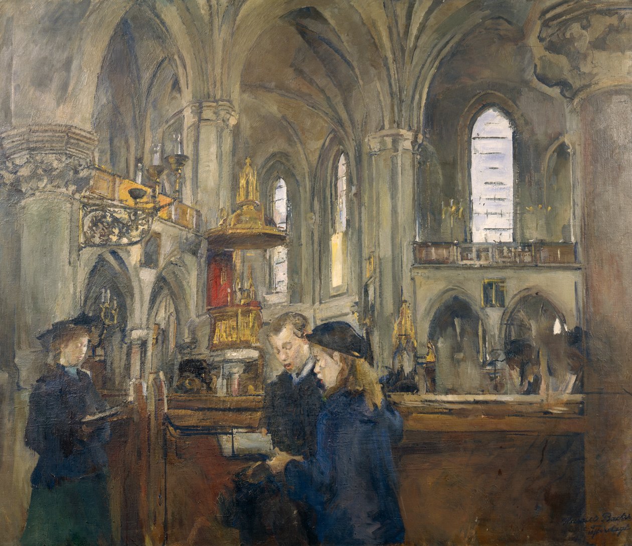 From The Trinity Church by Harriet Backer