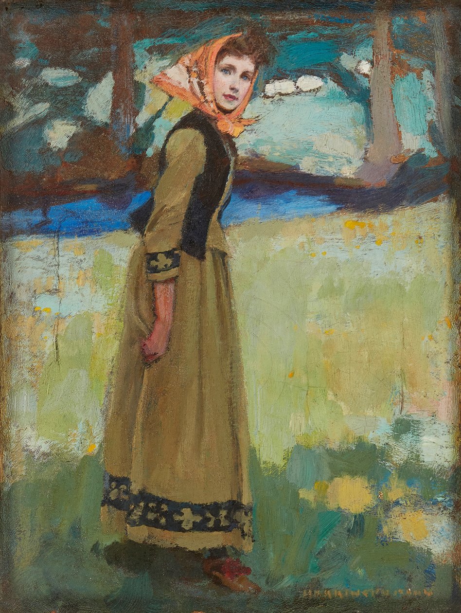 Home from the Fields by Harrington Mann