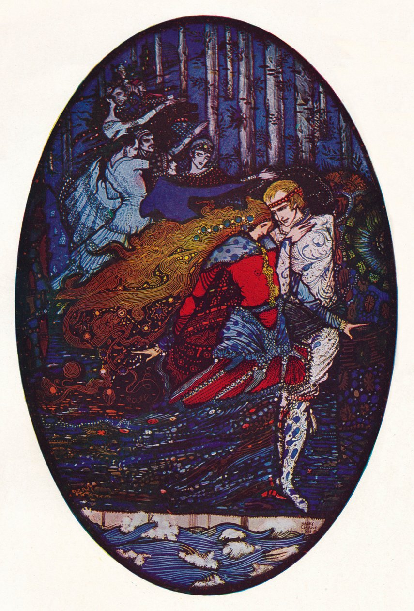 The Meeting by Harry Clarke