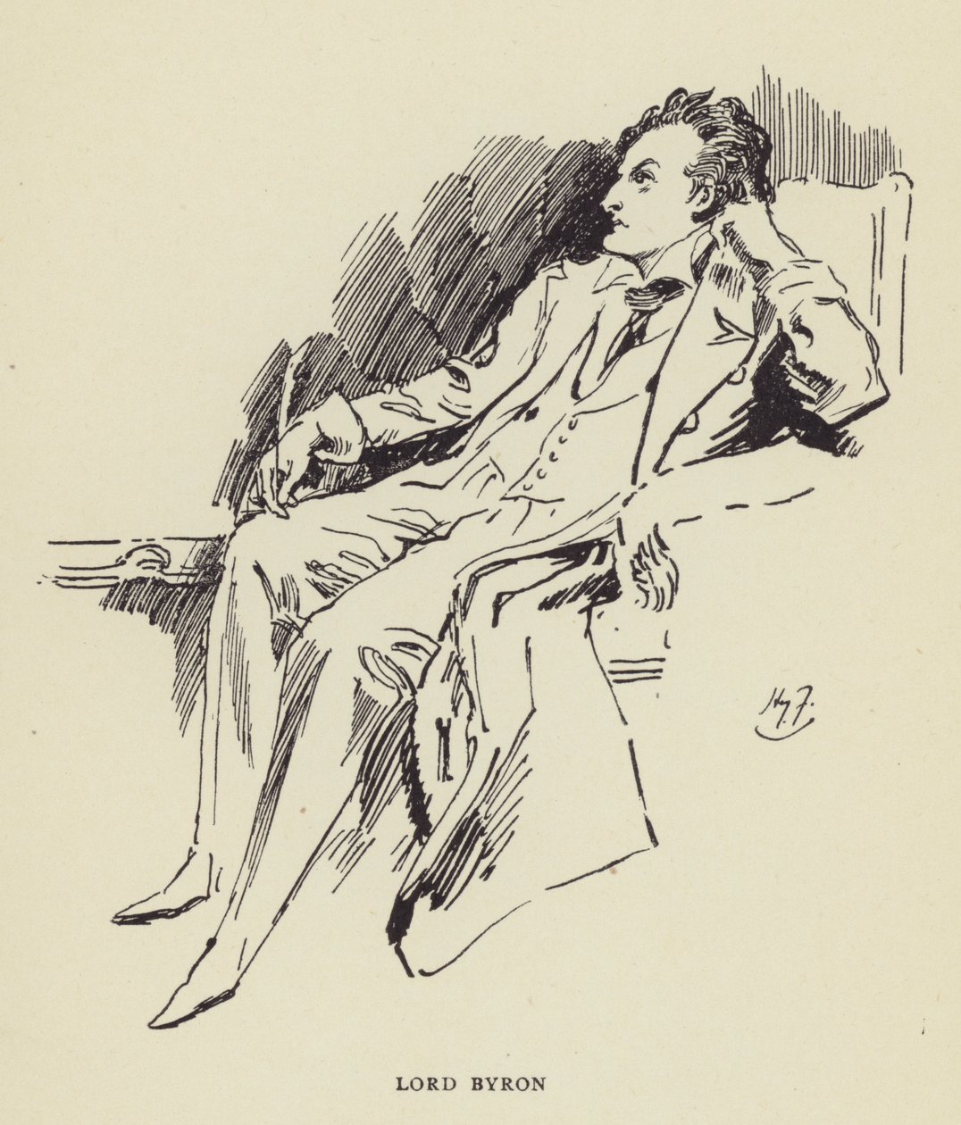 Lord Byron by Harry Furniss