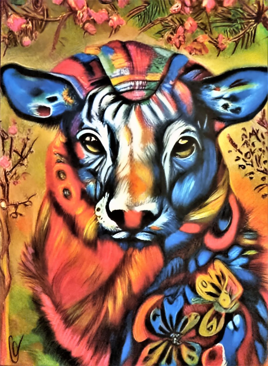 The Crazy Sheep by HaskellArt