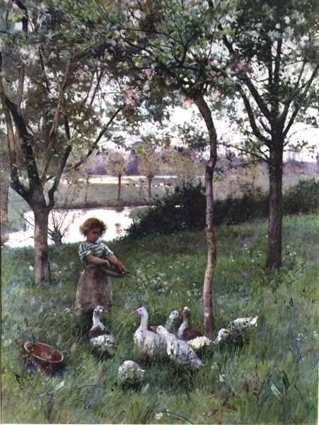 Feeding Time by Hector Caffieri