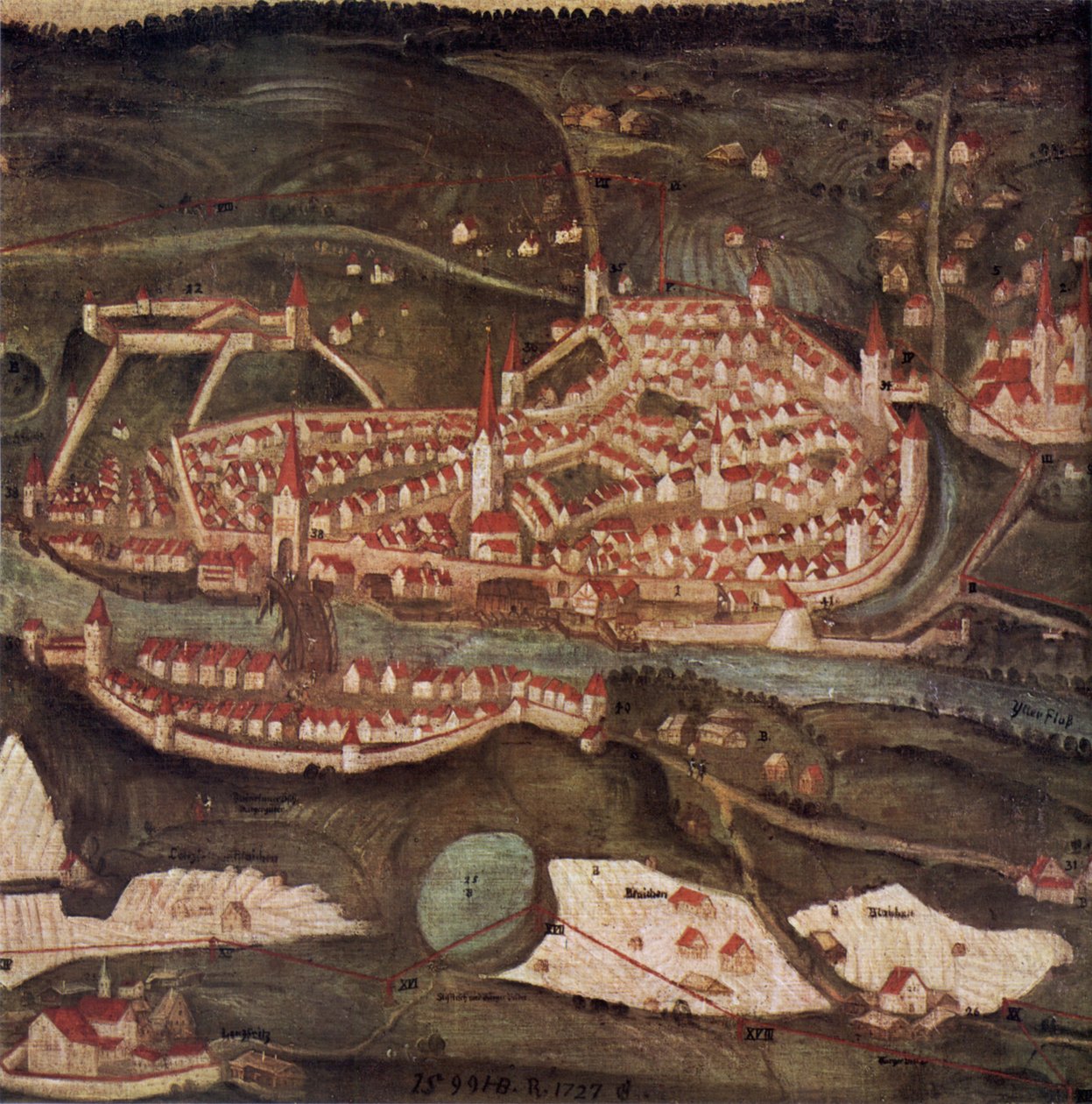 View of the City of Kempten by Heinrich Beusch
