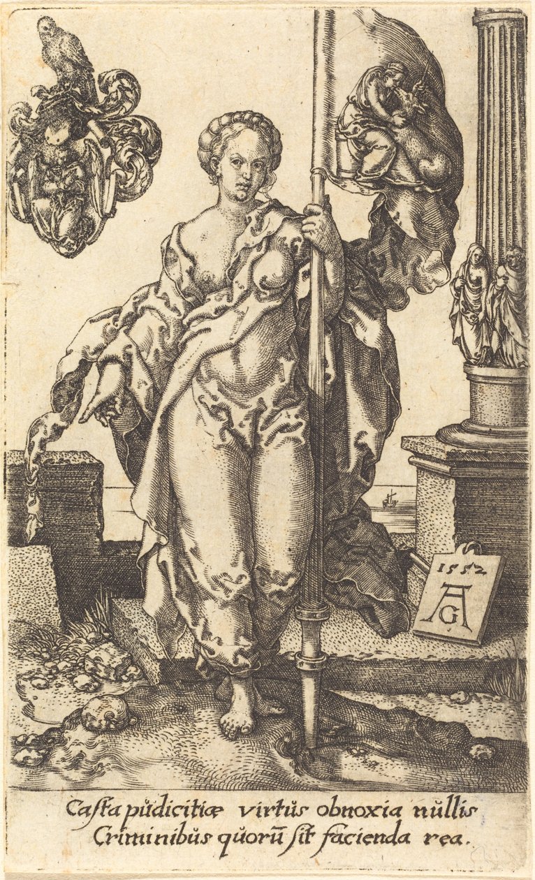 Chastity by Heinrich Aldegrever
