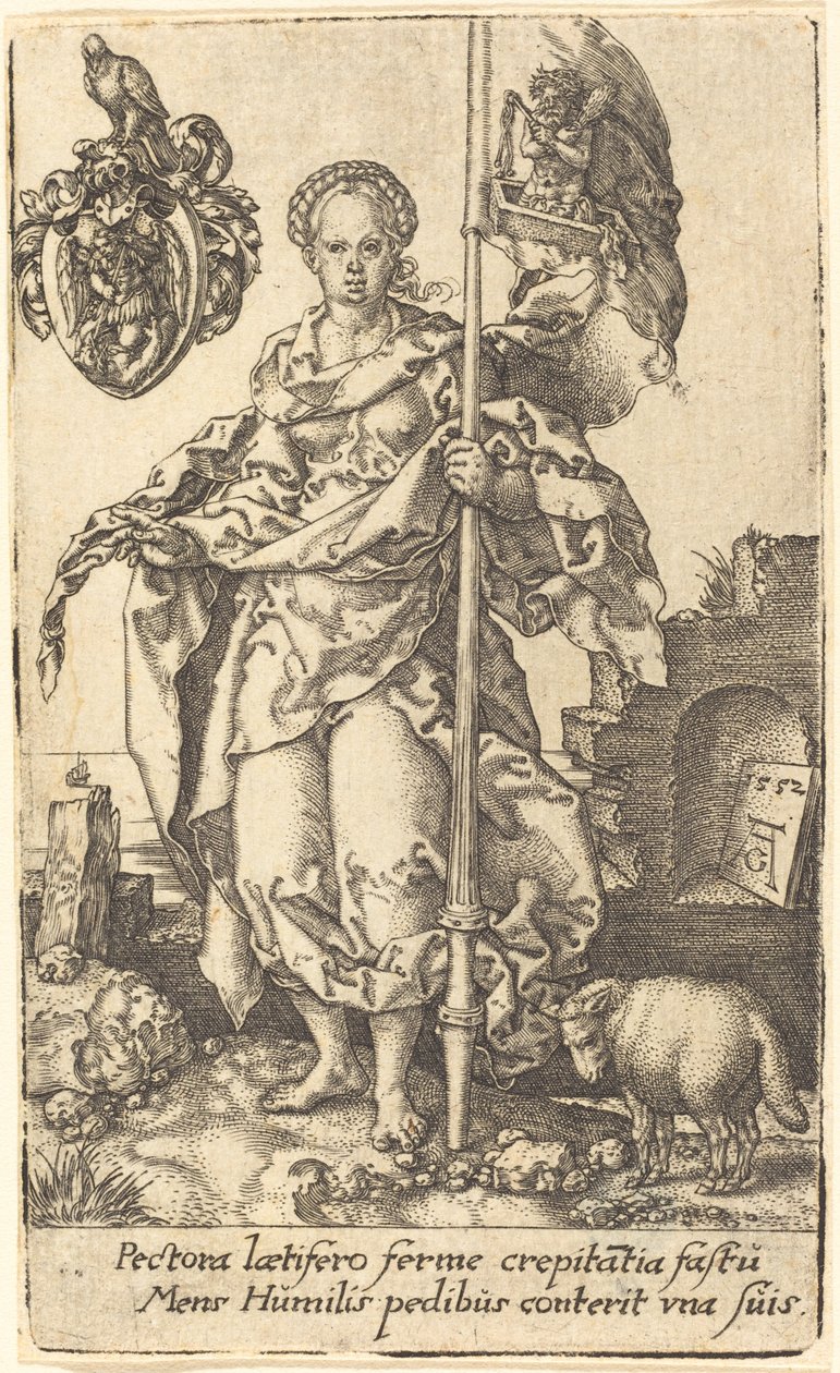 Modesty by Heinrich Aldegrever