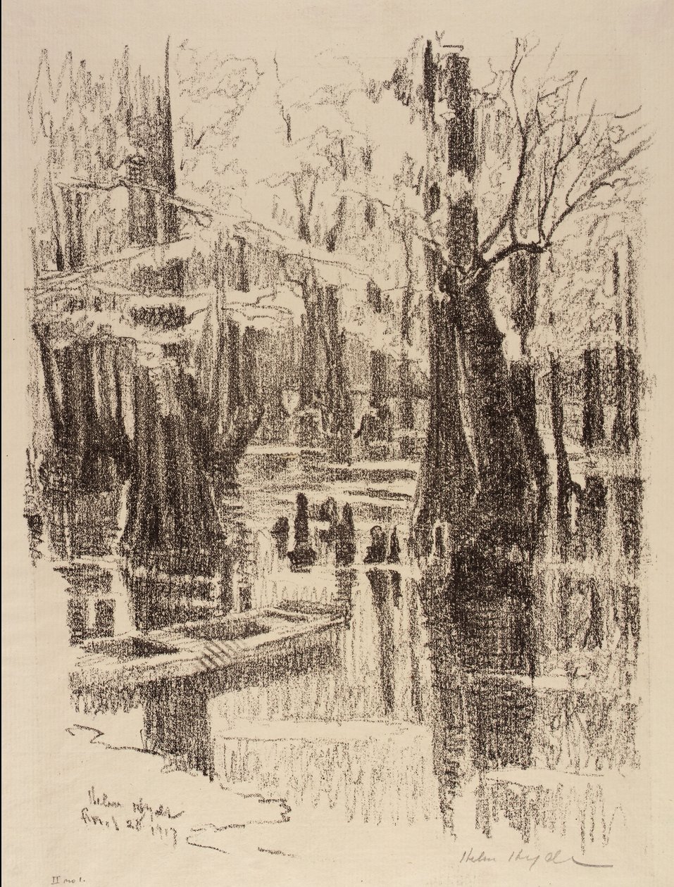 Cypress Swamp by Helen Hyde