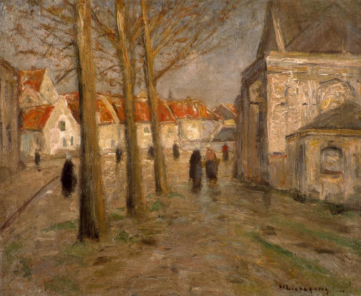 Church Square in Mechelen by Helmuth Liesegang