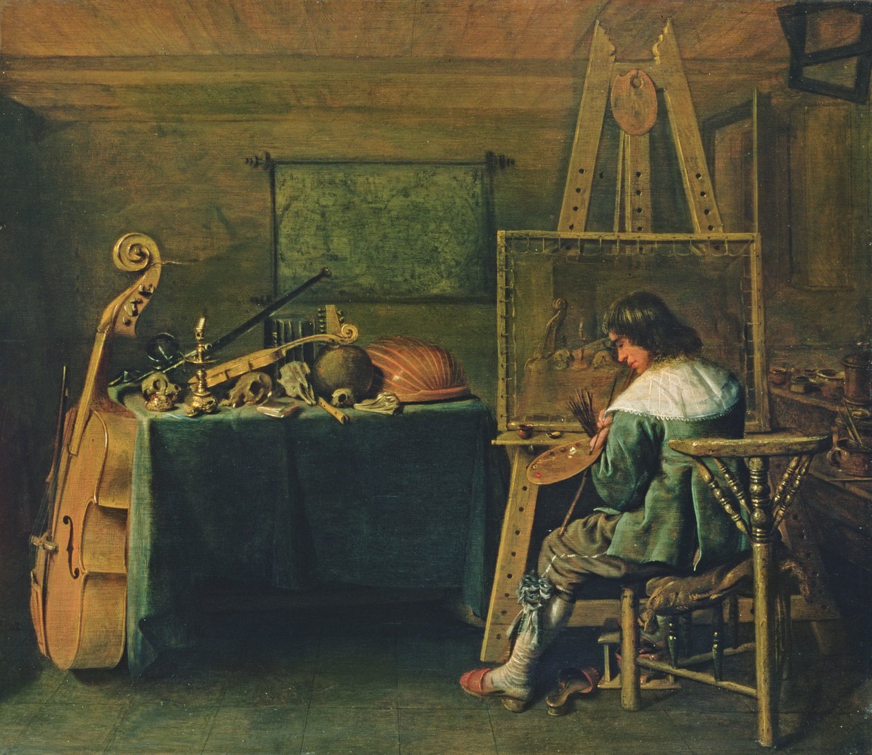 The Artist in His Studio by Hendrick Gerritsz Pot