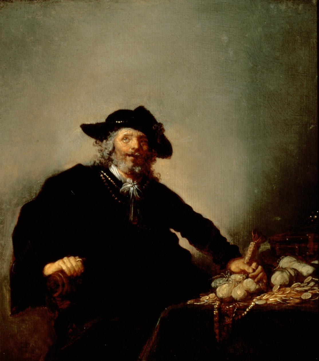 The Miser by Hendrick Gerritsz Pot