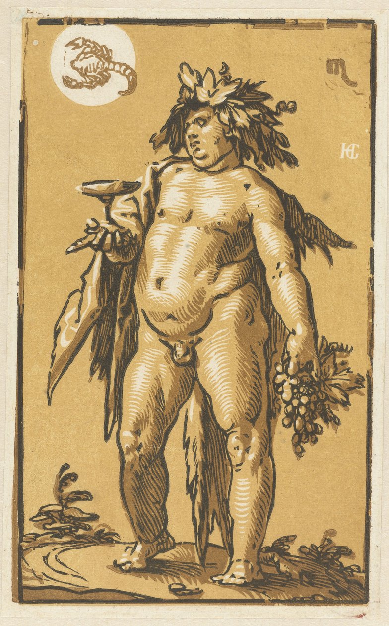 Bacchus by Hendrick Goltzius