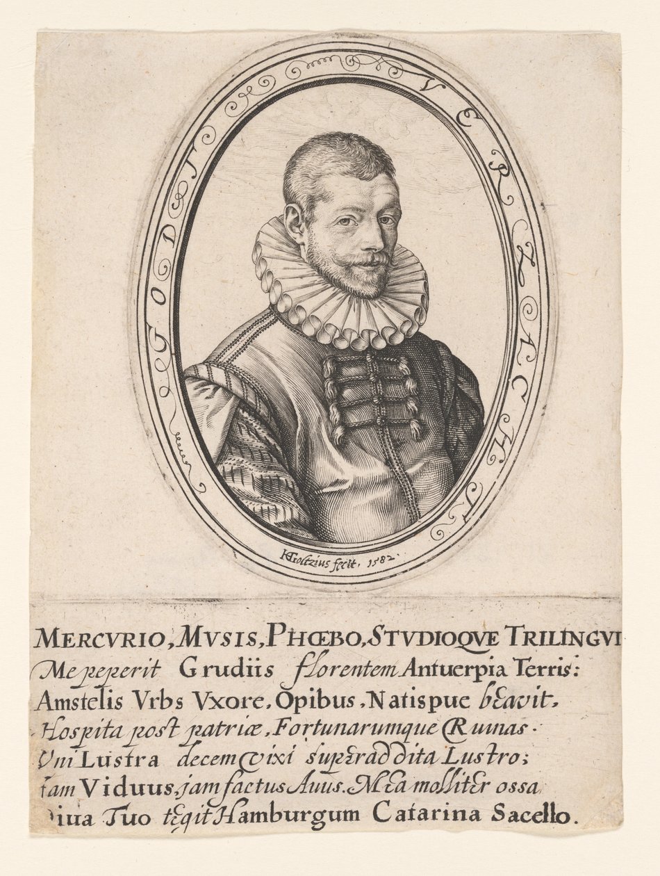 Hans Felbier by Hendrick Goltzius