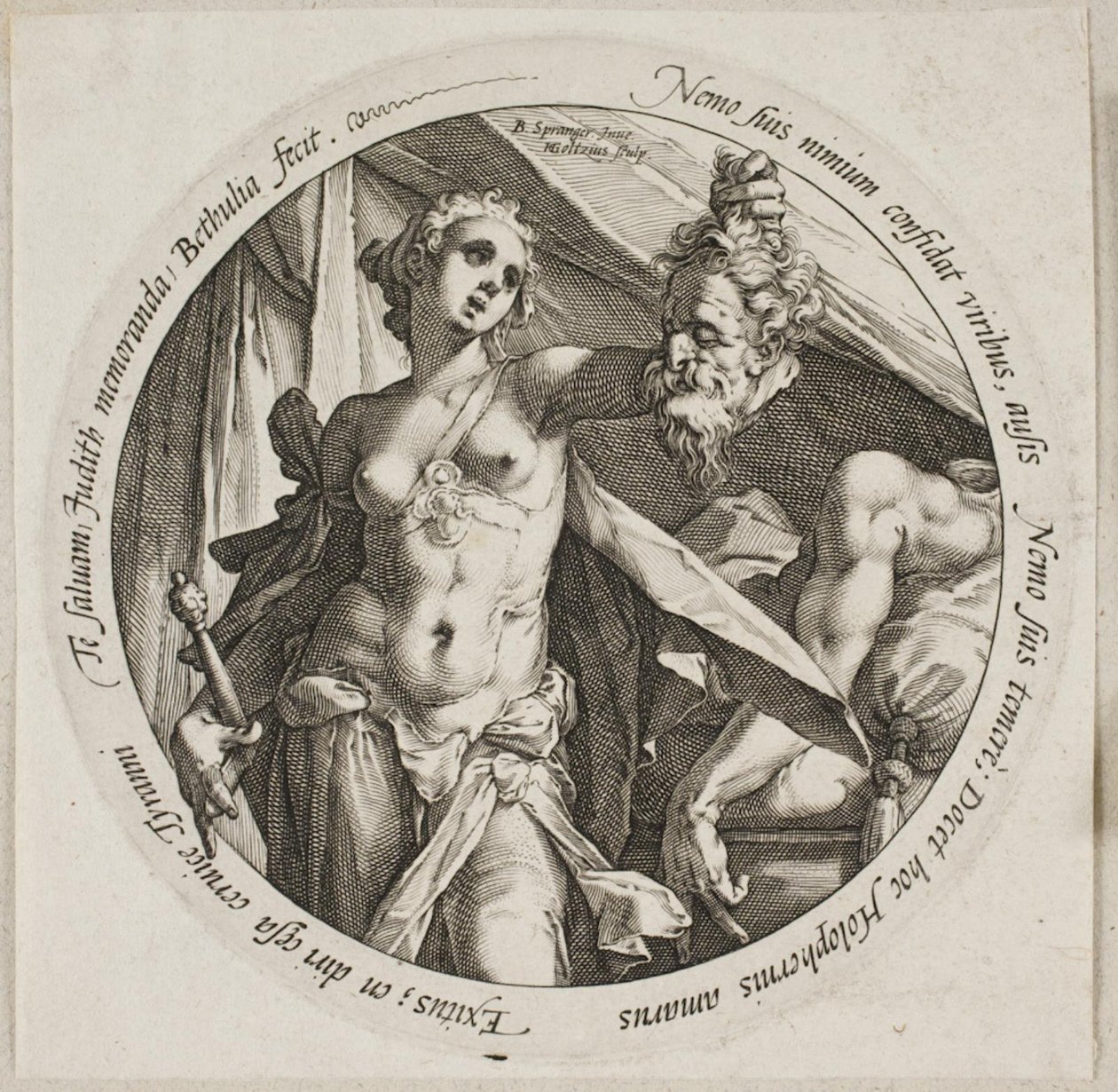 Judith with the Head of Holofernes by Hendrick Goltzius