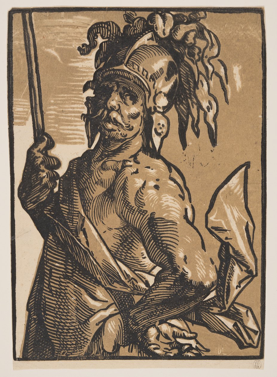 Mars by Hendrick Goltzius
