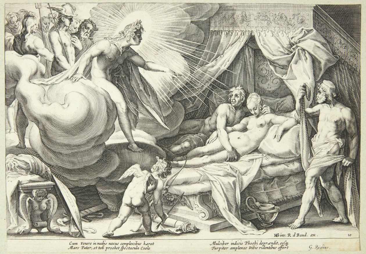 Mars and Venus Surprised by Hendrick Goltzius