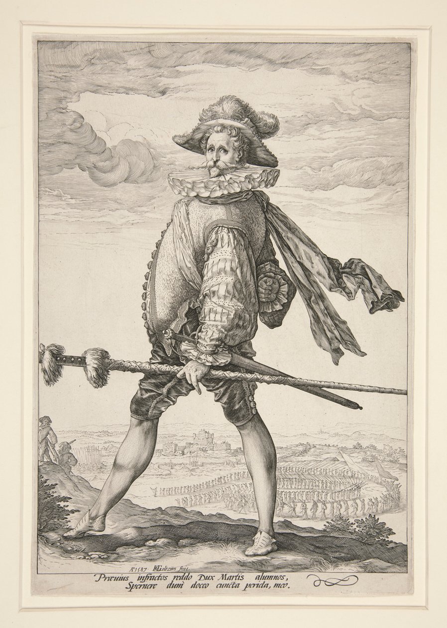 The Captain of the Infantry by Hendrick Goltzius