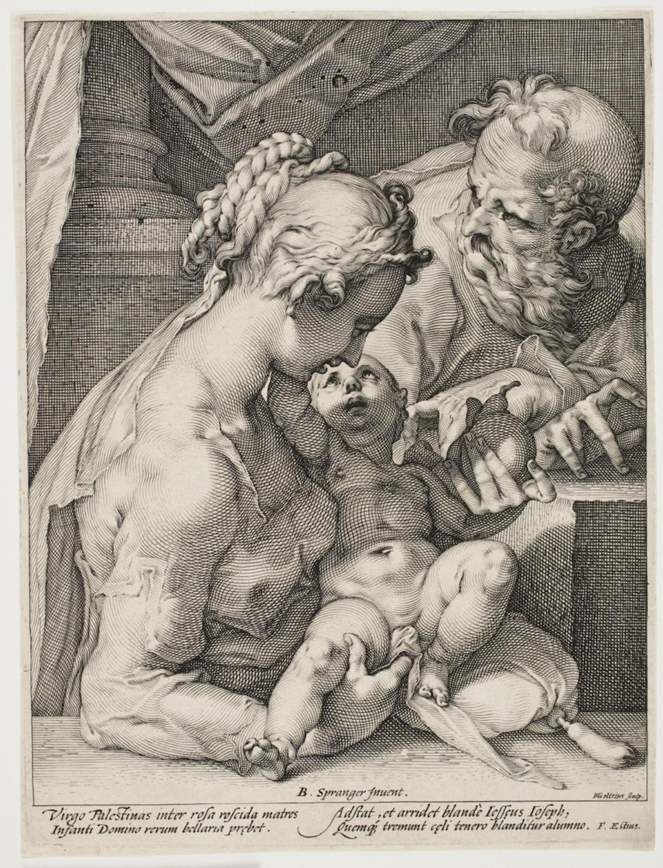 The Holy Family by Hendrick Goltzius