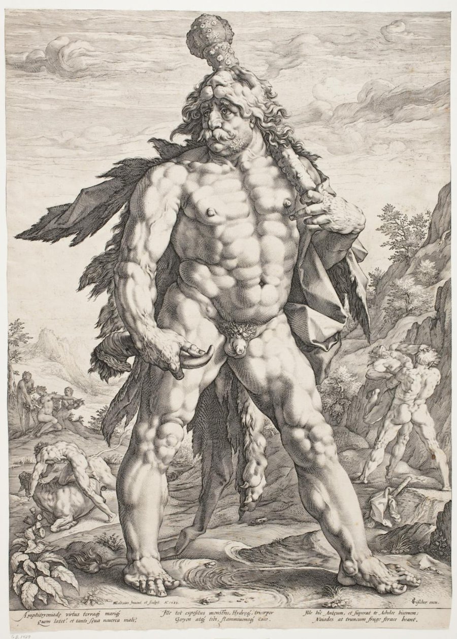 The Large Hercules by Hendrick Goltzius